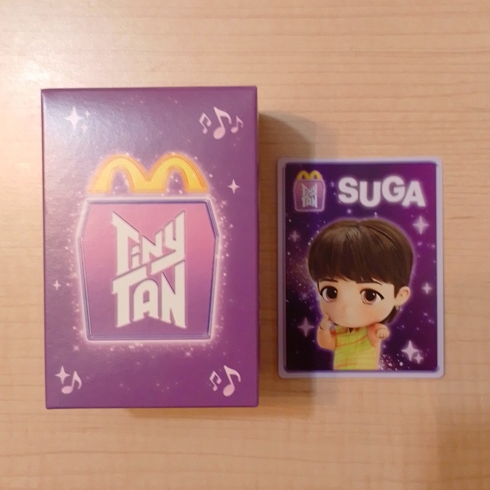 Tiny Tan BTS Suga McDonald's Happy Meal Toy Figurine